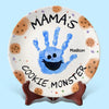 Mama's Cookie Monster - Family Personalized Custom Ceramic Plate - Mother's Day, Gift For Mom, Grandma