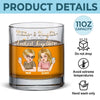 A Bond That Can Never Be Broken - Family Personalized Custom Whiskey Glass - Mother's Day, Gift For Mom, Daughter