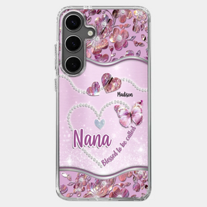 Grandkids Fill Nana’s Life With Love - Family Personalized Custom Clear Phone Case - Mother's Day Gift For Mom, Grandma