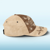 Handcrafted With Love - Family Personalized Custom Hat, All Over Print Classic Cap - Father's Day, Gift For Dad, Grandpa