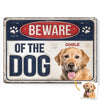 Custom Photo Step Inside If You Dare - Dog & Cat Personalized Custom 3D Inflated Effect Printed Home Decor Metal Sign - House Warming Gift For Pet Owners, Pet Lovers