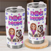 Furry Friends, Full Heart - Dog & Cat Personalized Custom 3D Inflated Effect Printed Tumbler - Gift For Pet Owners, Pet Lovers