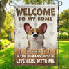 My House, My Rules - Dog Personalized Custom Flag - Gift For Pet Owners, Pet Lovers