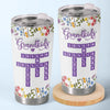 Forever Blessed With Grandkids - Family Personalized Custom 3D Inflated Effect Printed Tumbler - Mother's Day, Gift For Mom, Grandma
