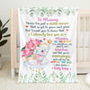 Mommy, I Love You Already - Family Personalized Custom Blanket - Mother's Day, Baby Shower Gift, Gift For First Mom