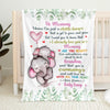 Already Your Baby, Forever Loved - Family Personalized Custom Blanket - Mother's Day, Baby Shower Gift, Gift For First Mom