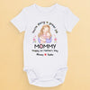 Mom, You’re The Best - Family Personalized Custom Baby Onesie - Mother's Day, Baby Shower Gift, Gift For First Mom