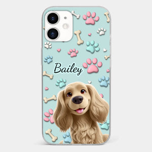 My Forever Best Friend - Dog Personalized Custom Clear Phone Case - Gift For Pet Owners, Pet Lovers