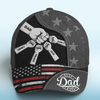 Dad’s Power Comes From Love - Family Personalized Custom Hat, All Over Print Classic Cap - Father's Day, Gift For Dad, Grandpa