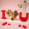 Photo personnalisée « Notre amour est la pièce parfaite » - Puzzle de blocs de construction personnalisés pour couple, blocs de construction 3D - Cadeau pour mari et femme, anniversaire