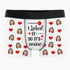 Custom Photo I'm Nuts About You - Couple Personalized Custom Boxer Briefs, Men's Boxers - Gift For Husband Wife, Anniversary
