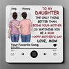 A Sweet Way To Remind Her How Strong She Is - Family Personalized Custom Music Fridge Magnet That Can Play Songs - Mother's Day Gift For Mom, Daughter