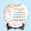 A Love Like No Other - Family Personalized Custom Ceramic Plate - Mother's Day, Gift For Mom, Daughter
