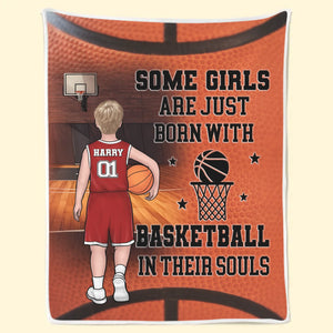 Born To Ball, Built To Win - Personalized Custom Blanket - Gift For Sport Lovers, Sport Players