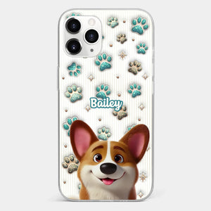 Where There’s A Dog, There’s A Way - Dog Personalized Custom 3D Inflated Effect Printed Clear Phone Case - Gift For Pet Owners, Pet Lover