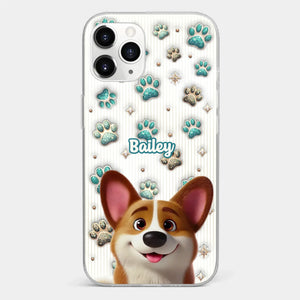 Where There’s A Dog, There’s A Way - Dog Personalized Custom 3D Inflated Effect Printed Clear Phone Case - Gift For Pet Owners, Pet Lover