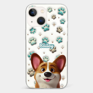 Where There’s A Dog, There’s A Way - Dog Personalized Custom 3D Inflated Effect Printed Clear Phone Case - Gift For Pet Owners, Pet Lover
