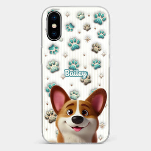 Where There’s A Dog, There’s A Way - Dog Personalized Custom 3D Inflated Effect Printed Clear Phone Case - Gift For Pet Owners, Pet Lover