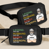 A Legacy In Motion - Family Personalized Custom Crossbody & Waist Bag - Father's Day, Gift For Dad, Grandpa