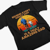 Dad And Son Strong Bond - Family Personalized Custom Unisex T-shirt, Premium T-shirt, Hoodie - Father's Day, Gift For Dad, Grandpa