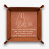 Come Home To Love - Family Personalized Custom Leather Valet Tray - Father's Day, Gift For Dad, Grandpa