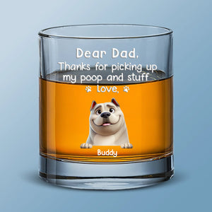 Loyalty Comes In Fur - Dog Personalized Custom Whiskey Glass - Father's Day, Gift For Pet Owners, Pet Lovers