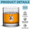 Loyalty Comes In Fur - Dog Personalized Custom Whiskey Glass - Father's Day, Gift For Pet Owners, Pet Lovers