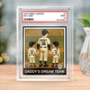 Daddy's Dream Team - Family Personalized Custom Rectangle Shaped Acrylic Plaque - Father's Day, Gift For Dad, Sport Lovers, Sport Players