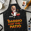 Custom Photo Daddio Of The Patio - Family Personalized Custom Apron - Father's Day, Gift For Dad, Grandpa
