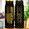 Legend Strength Dad Style - Family Personalized Custom Bullet Tumbler - Father's Day, Gift For Dad, Grandpa