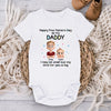 Happy First Father’s Day As My Daddy - Family Personalized Custom Baby Onesie - Father's Day, Baby Shower Gift, Gift For First Dad, Baby Kids, Newborn Baby