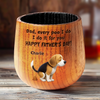 Every Poop Is A Love Letter To You, Dad - Dog Personalized Custom Wooden Whiskey Glass - Father's Day, Gift For Pet Owners, Pet Lovers