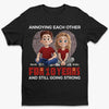 Love Delivered, No Exchanges - Couple Personalized Custom Unisex T-shirt, Premium T-shirt, Hoodie - Gift For Husband Wife, Anniversary