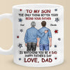 From My Arms To Theirs - Family Personalized Custom 3D Inflated Effect Printed Mug - Father's Day, Gift For Son
