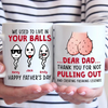 Thanks For Creating Absolute Legends - Family Personalized Custom Mug - Father's Day, Gift For Dad