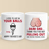 Thanks For Creating Absolute Legends - Family Personalized Custom Mug - Father's Day, Gift For Dad