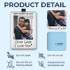 Custom Photo Drive Safe We Love You - Family Personalized Custom Acrylic Car Visor Clip - Father's Day, Gift For Dad, Grandpa