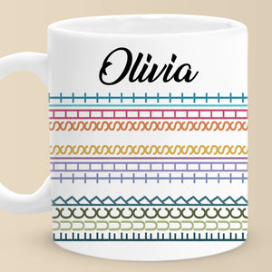 Patchwork Of Passion - Friend Personalized Custom Hidden Message Mug - Gift For Best Friends, Sisters, Family Members, Coworkers