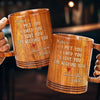 Still Falling For You, Every Single Day - Couple Personalized Custom Wooden Mug - Gift For Husband Wife, Anniversary