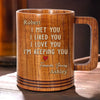 Still Falling For You, Every Single Day - Couple Personalized Custom Wooden Mug - Gift For Husband Wife, Anniversary