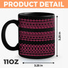 Every Line Has A Rhythm - Friend Black Mug - Gift For Best Friends, Sisters, Family Members, Coworkers