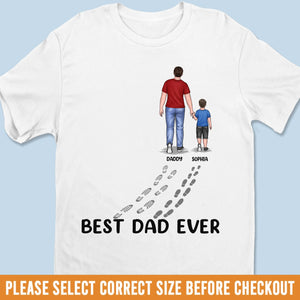 You Never Walk Alone - Family Personalized Custom Unisex T-shirt, Premium T-shirt, Hoodie - Father's Day, Birthday Gift For Dad