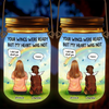 Until Our Paths Cross Again - Memorial Personalized Custom Solar Jar Lantern - Sympathy Gift For Pet Owners, Pet Lovers