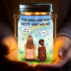 Until Our Paths Cross Again - Memorial Personalized Custom Solar Jar Lantern - Sympathy Gift For Pet Owners, Pet Lovers