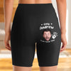 Custom Photo Certified Spanking Zone - Couple Personalized Custom Biker Leggings - Gifts For Wife, Anniversary