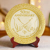Our Love, Our Story - Couple Personalized Custom Ceramic Plate - Gift For Husband Wife, Anniversary