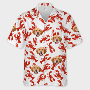 Custom Photo Life’s Better With Claws And Paws - Dog & Cat Personalized Custom Unisex Tropical Hawaiian Aloha Shirt - Summer Vacation Gift, Gift For Pet Owners, Pet Lovers