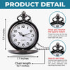 Forever Your Little Girl - Family Personalized Custom Pocket Watch - Father's Day, Gift For Dad, Grandpa
