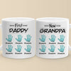 From Dad To Grandpa - Family Personalized Custom 3D Inflated Effect Printed Mug - Father's Day, Gift For Dad, Grandpa