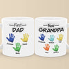 From Dad To Grandpa - Family Personalized Custom 3D Inflated Effect Printed Mug - Father's Day, Gift For Dad, Grandpa
